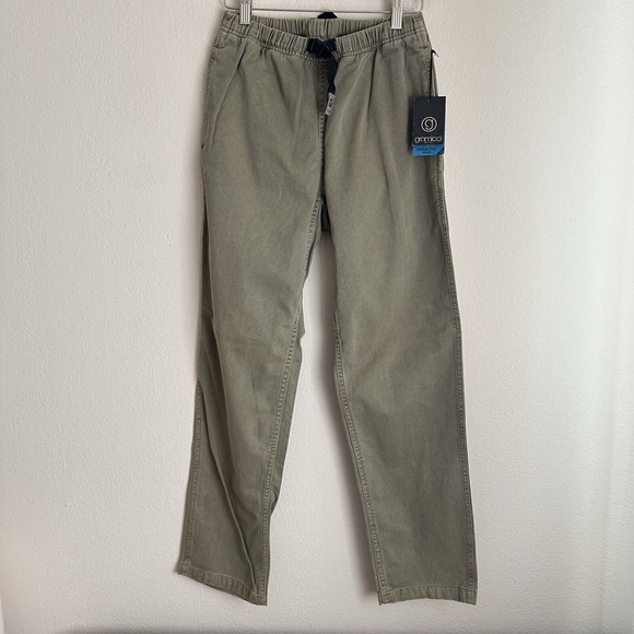 Vintage Gramicci Original G Pants Men's Small Hiking Green Freestyle Fit 32